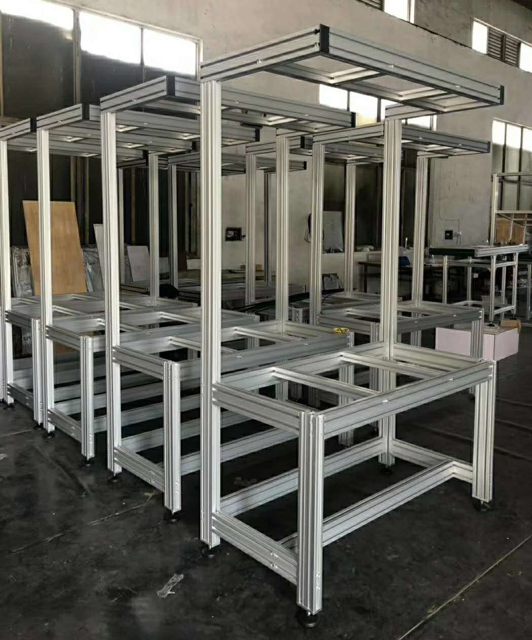 铝型材料机架加工材料质量会影响稳定性-沈阳尚亮二手装备交易有限公司